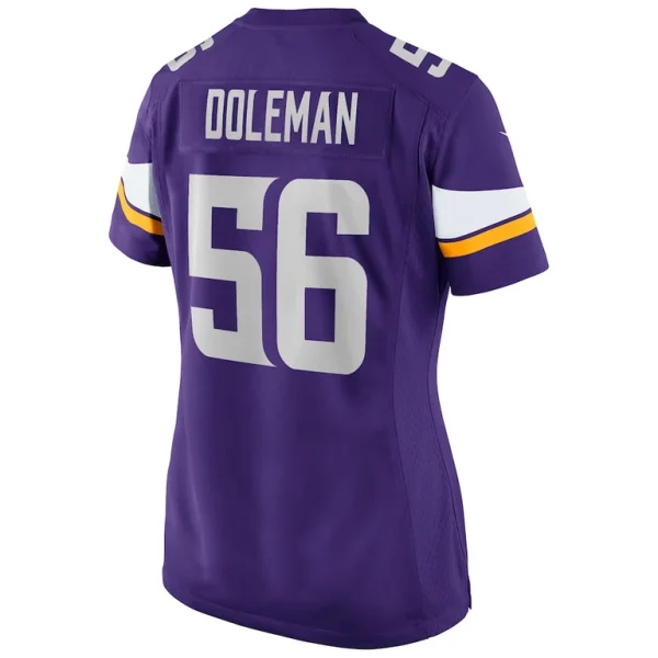 Chris doleman minnesota vikings nike womens game retired player jersey Purple L