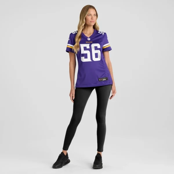 Chris doleman minnesota vikings nike womens game retired player jersey Purple XL