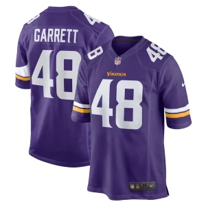 Chris garrett minnesota vikings nike home game player jersey Purple