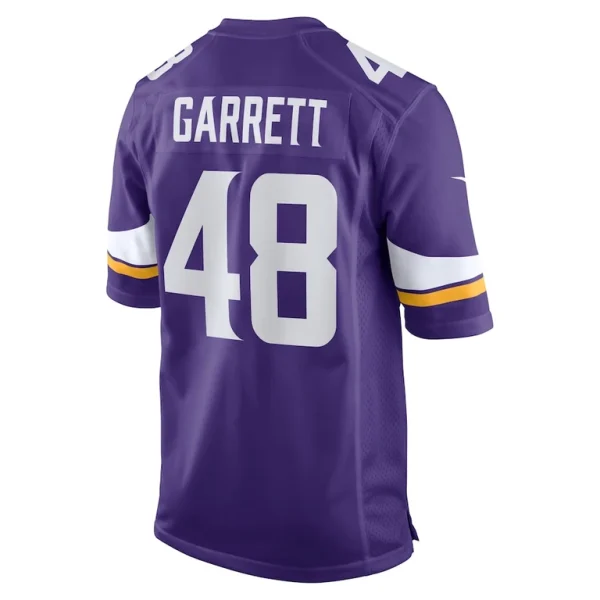 Chris garrett minnesota vikings nike home game player jersey Purple L