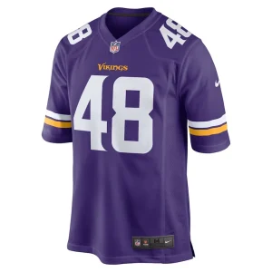Chris garrett minnesota vikings nike home game player jersey Purple M