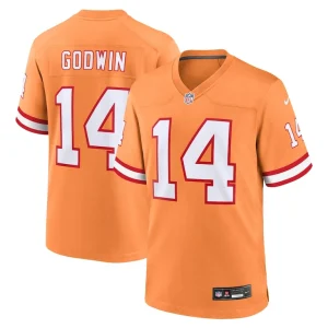 Chris godwin tampa bay buccaneers nike throwback game jersey Orange