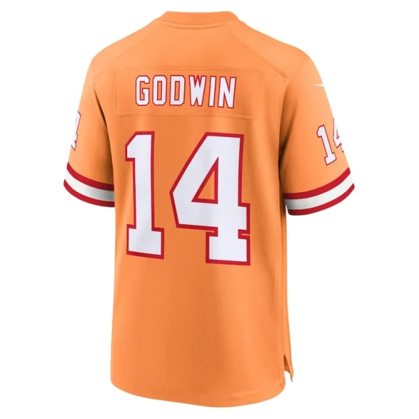 Chris godwin tampa bay buccaneers nike throwback game jersey Orange L