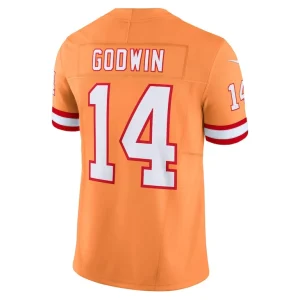 Chris godwin tampa bay buccaneers nike vapor f.u.s.e. limited jersey Orange L