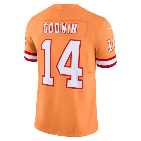 Chris godwin tampa bay buccaneers nike vapor f.u.s.e. limited jersey Orange L