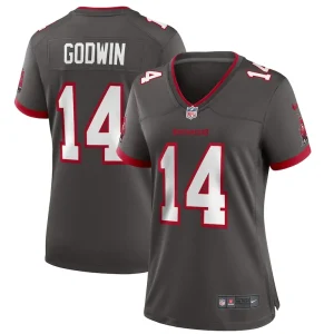Chris godwin tampa bay buccaneers nike womens alternate game jersey pewter Multi