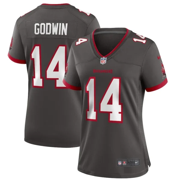 Chris godwin tampa bay buccaneers nike womens alternate game jersey pewter Multi