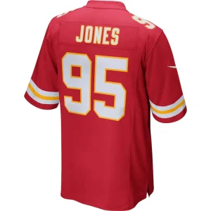 Chris jones kansas city chiefs nike game jersey Red L