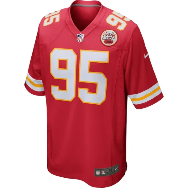 Chris jones kansas city chiefs nike game jersey Red M