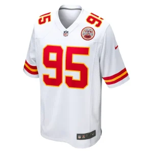 Chris jones kansas city chiefs nike game jersey White M