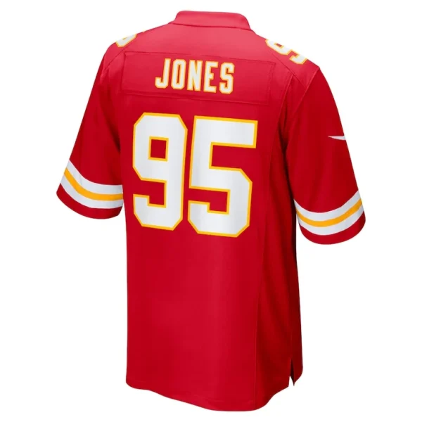 Chris jones kansas city chiefs nike super bowl lix game jersey Red L