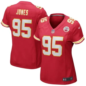 Chris jones kansas city chiefs nike womens game jersey Red
