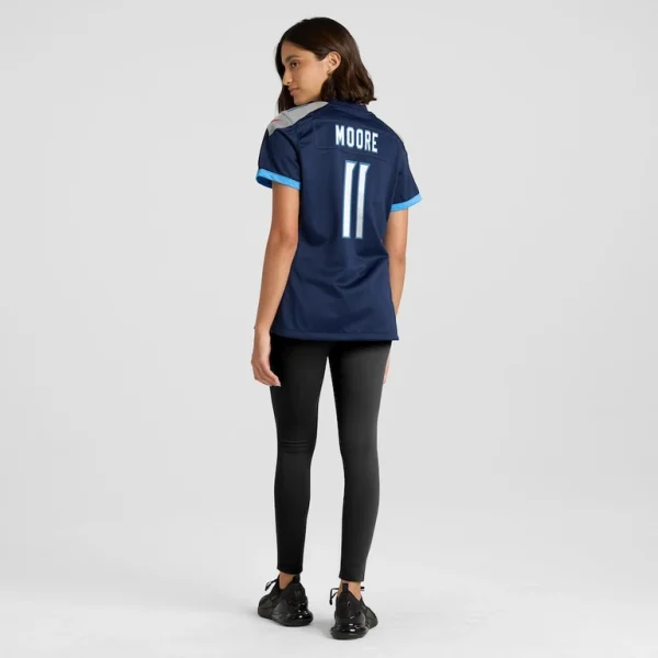 Chris moore tennessee titans nike womens game jersey Navy 2XL
