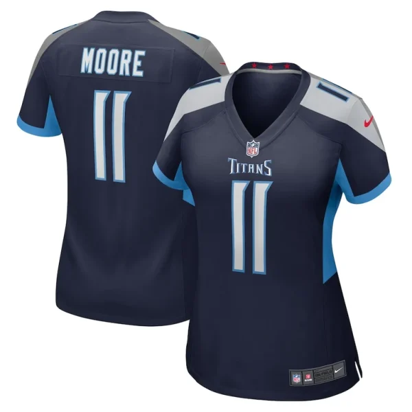 Chris moore tennessee titans nike womens game jersey Navy