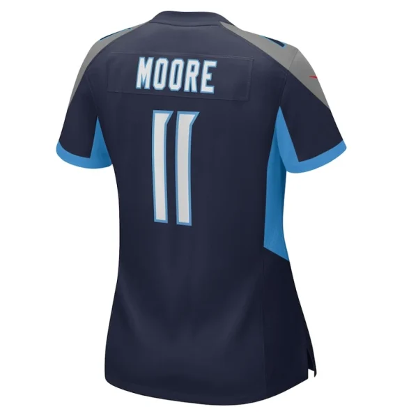 Chris moore tennessee titans nike womens game jersey Navy L