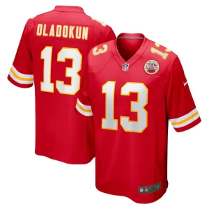 Chris oladokun kansas city chiefs nike game jersey Red