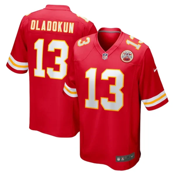 Chris oladokun kansas city chiefs nike game jersey Red