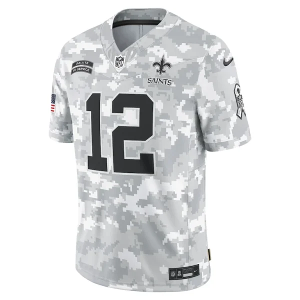 Chris olave new orleans saints nike 2024 salute to service limited jersey Arctic camo M