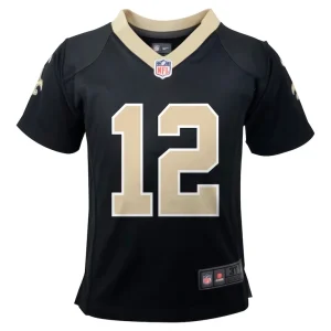 Chris olave new orleans saints nike infant team player game jersey Black 18 MO
