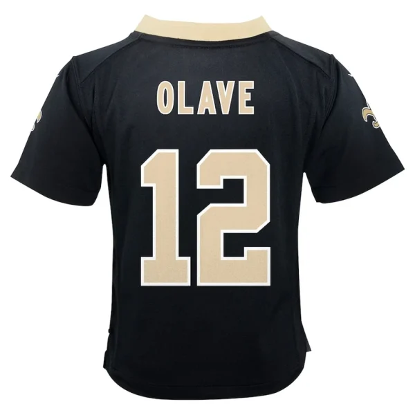Chris olave new orleans saints nike infant team player game jersey Black 24 MO
