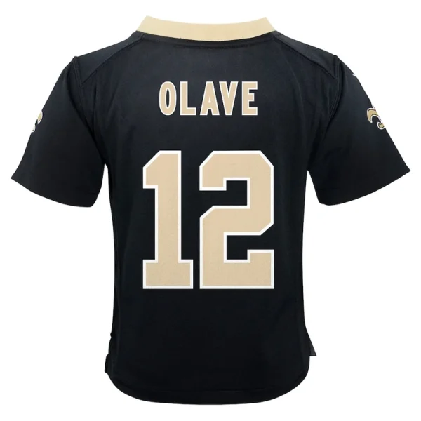 Chris olave new orleans saints nike toddler game jersey Black 4T