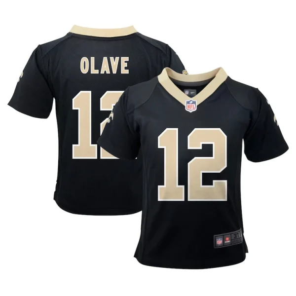 Chris olave new orleans saints nike toddler game jersey Black