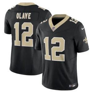 Chris olave new orleans saints nike vapor f.u.s.e. limited jersey Black