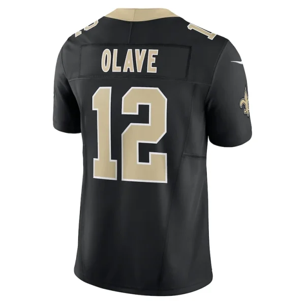 Chris olave new orleans saints nike vapor f.u.s.e. limited jersey Black L