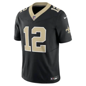 Chris olave new orleans saints nike vapor f.u.s.e. limited jersey Black M