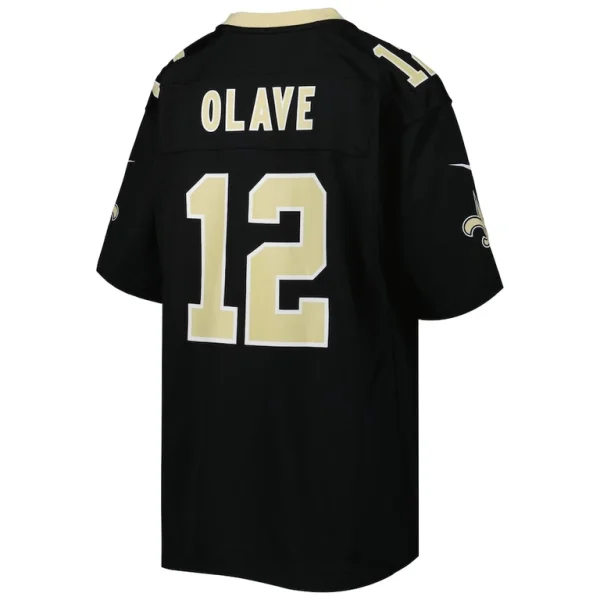 Chris olave new orleans saints nike youth game jersey Black Yth L