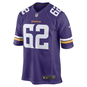 Chris reed minnesota vikings nike game player jersey Purple M