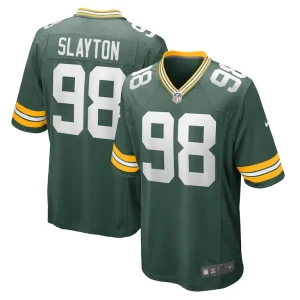 Chris slayton green bay packers nike game player jersey Green