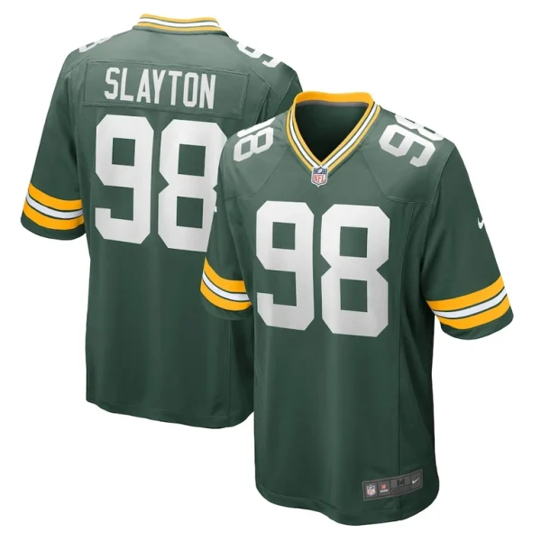 Chris slayton green bay packers nike game player jersey Green