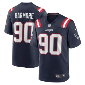 Christian barmore new england patriots nike player game jersey Navy