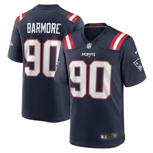 Christian barmore new england patriots nike player game jersey Navy