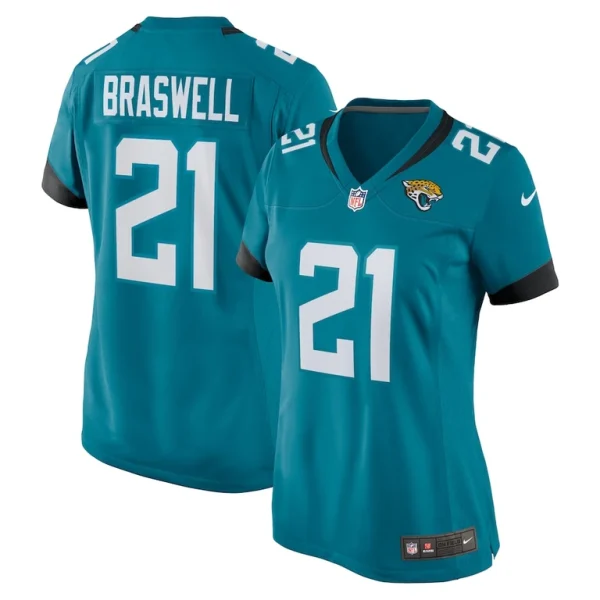 Christian braswell jacksonville jaguars nike womens team game jersey Teal