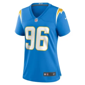 Christian covington los angeles chargers nike womens team game jersey Powder blue M