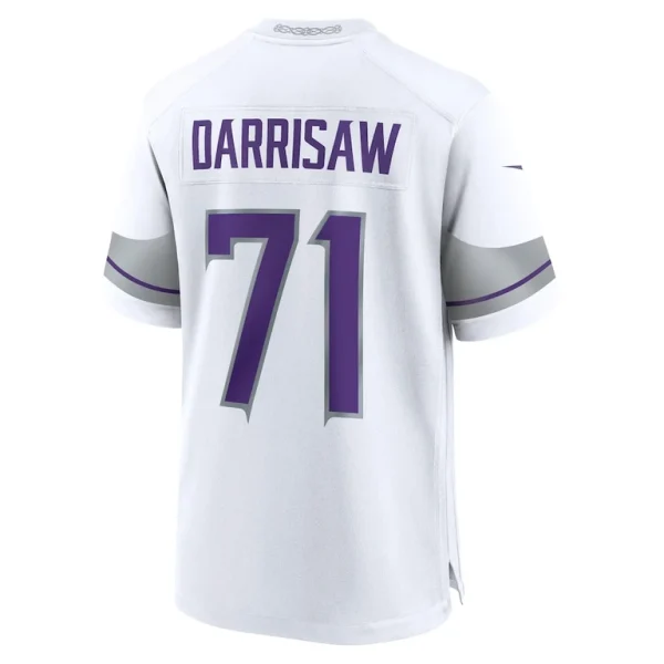 Christian darrisaw minnesota vikings nike alternate game jersey White L