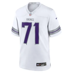 Christian darrisaw minnesota vikings nike alternate game jersey White M