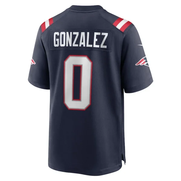 Christian gonzalez new england patriots nike team game jersey Navy L