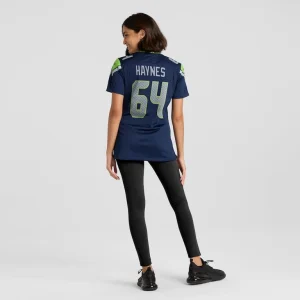 Christian haynes seattle seahawks nike womens team game jersey College navy 2XL