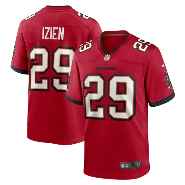 Christian izien tampa bay buccaneers nike game jersey Red