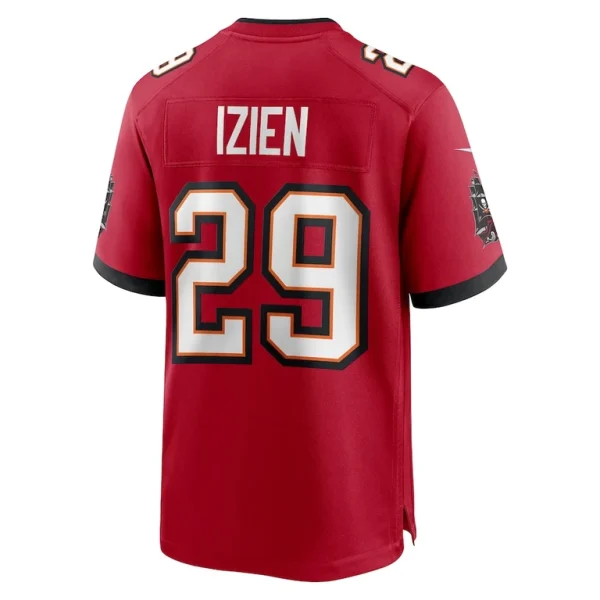 Christian izien tampa bay buccaneers nike game jersey Red L