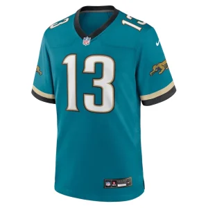 Christian kirk jacksonville jaguars nike prowler throwback player game jersey Teal M