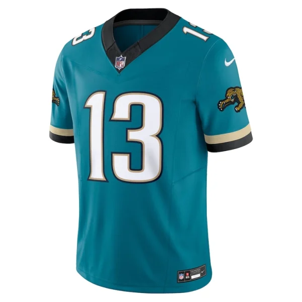 Christian kirk jacksonville jaguars nike prowler throwback vapor f.u.s.e. limited jersey Teal M