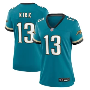 Christian kirk jacksonville jaguars nike womens prowler throwback game jersey Teal