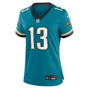 Christian kirk jacksonville jaguars nike womens prowler throwback game jersey Teal M
