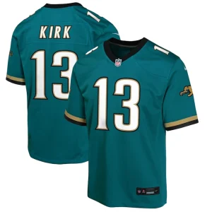 Christian kirk jacksonville jaguars nike youth prowler throwback player game jersey Teal
