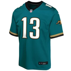 Christian kirk jacksonville jaguars nike youth prowler throwback player game jersey Teal Yth M