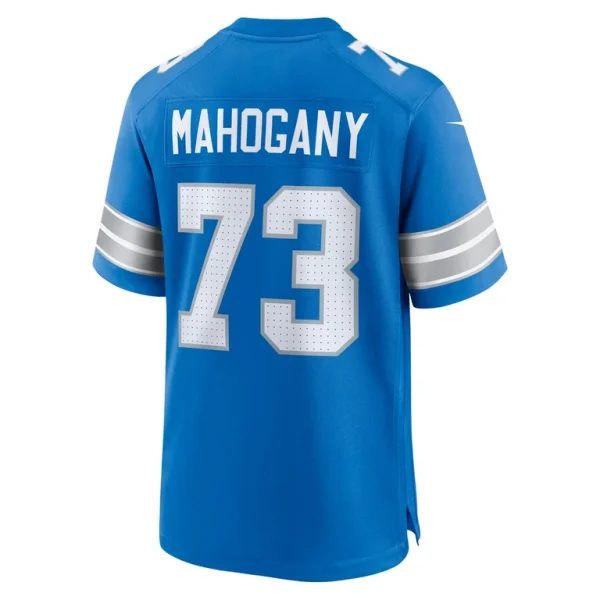 Christian mahogany detroit lions nike team game jersey Blue L